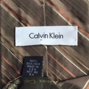 Calvin Klein classy maroon colour all silk Tie made in USA 🇺🇸